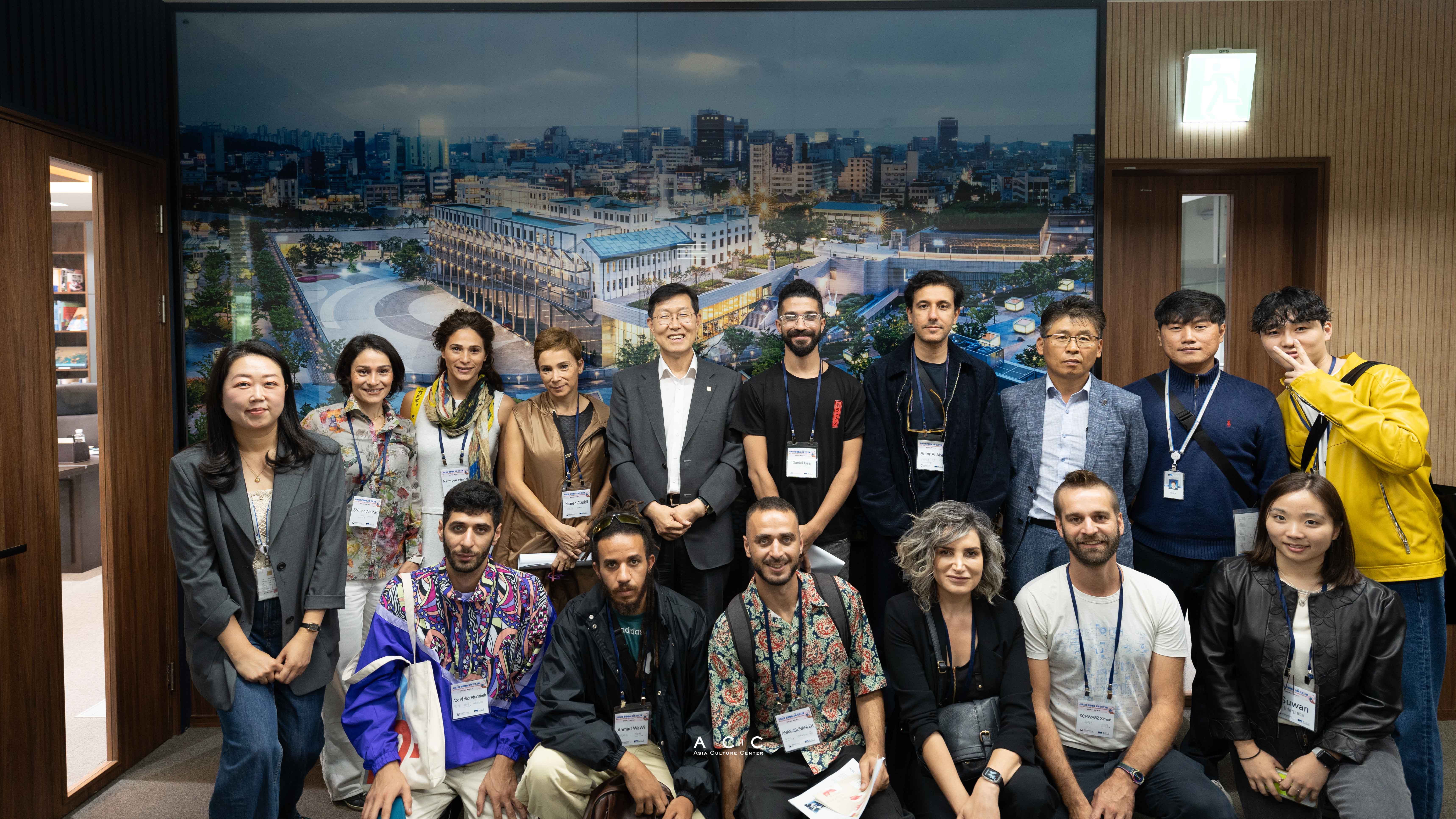 Visite des artistes dans le cadre du Programme d'échanges culturels et artistiques avec l'Asie de l'Ouest