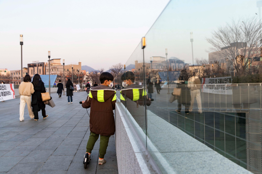 on Plaza Bridge